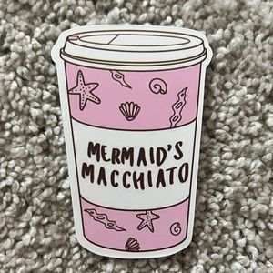 6/$12 💕Mermaid Macchiato Sticker
